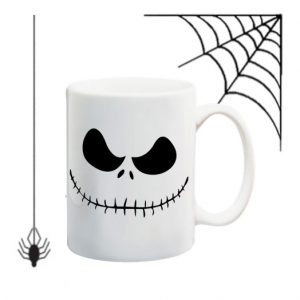 Taza con cara de Jack de 325ml para halloween