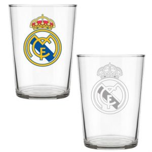 Vaso para sidra Real Madrid de cristal