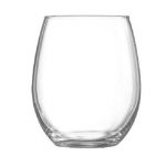 Vaso oval de cristal