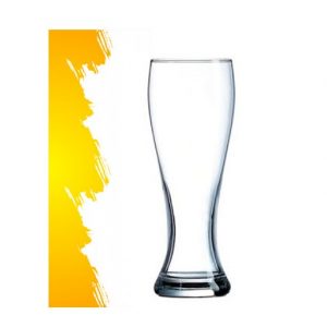 Vaso para cerveza estilo weizen de cristal