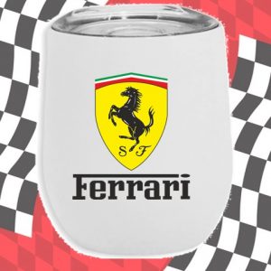 Vaso térmico blanco o plata de 355 ml Ferrari