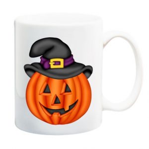 Taza con calabaza de 325ml halloween