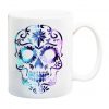 Taza cerámica calavera mexicana