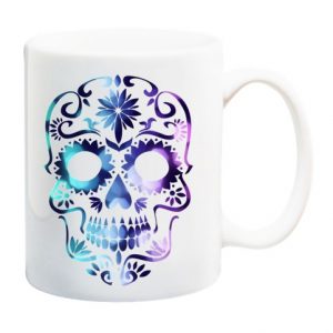 Taza con calavera 325ml