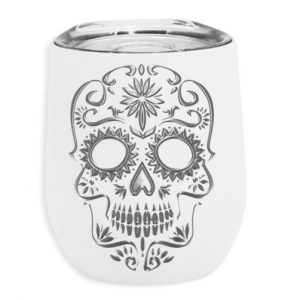 Vaso termico acero inoxidable calavera mexicana