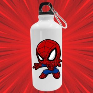 Cilindro de aluminio 600ml baby spiderman