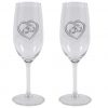 Copas de champagne corazones para boda