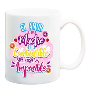 Taza de cerámica blanca de 325ml día de las madres