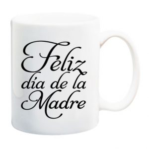 Taza de cerámica blanca de 325ml día de las madres