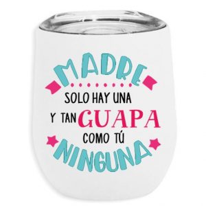 Vaso térmico madre solo hay una blanco de 355 ml