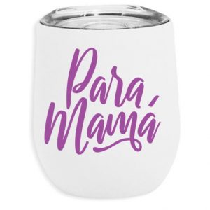 Vaso térmico para mamá blanco de 355 ml