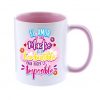 Taza cerámica bicolor regalo para mamá