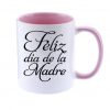 Taza cerámica bicolor regalo para mamá