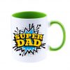 Taza cerámica bicolor regalo para papá