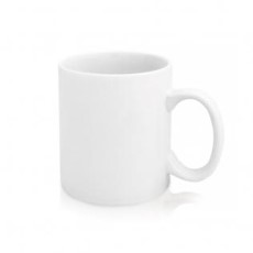 Taza de cerámica blanca de 325ml