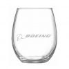 Vaso oval de cristal Boeing