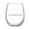 Vaso oval de cristal Embraer