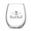 Vaso oval de cristal Redbull