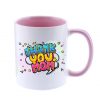 Taza cerámica bicolor regalo para mamá