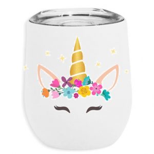 Vaso térmico unicornio blanco de 355 ml