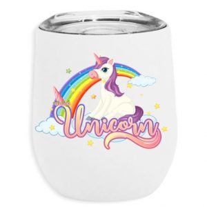 Vaso térmico unicorn 2 blanco de 355 ml