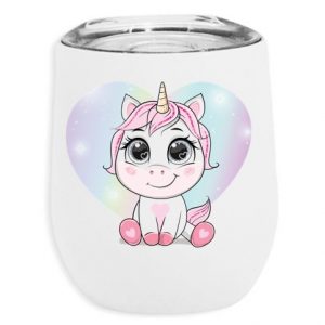 Vaso térmico unicornio bebé blanco de 355 ml